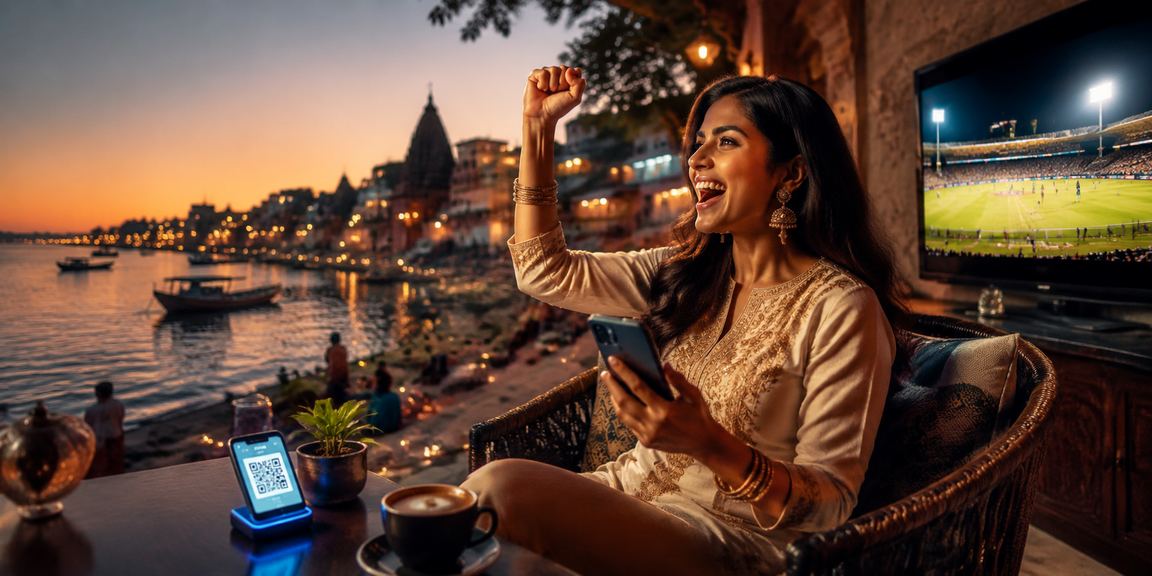 VIP member accessing 122503 on mobile in Varanasi